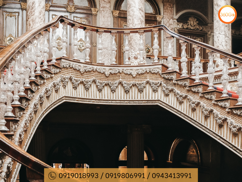 Cầu thang pha lê - Cung điện Dolmabahce - Du lịch 360Go